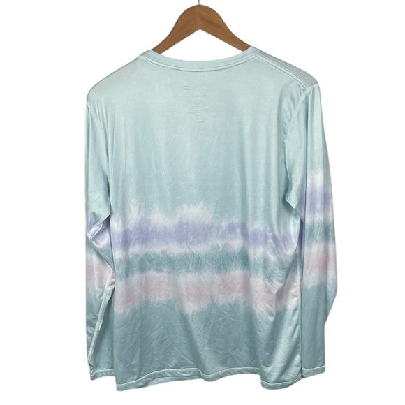 LS395 Men’s Simply Southern Performance Stretch Ombré LS Shirt L - Picture 2 of 3